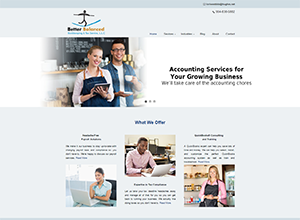 Better Balanced Bookkeeping & Tax Services L.L.C Website Screenshot
