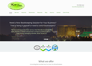 KatTax, Business & Financial Services LLC, Accounting Website