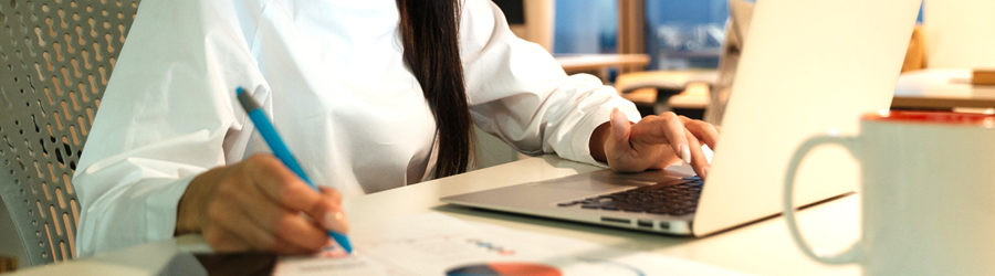 Woman on laptop