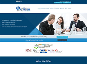 Eftex Tax Solutions Website Screenshot 