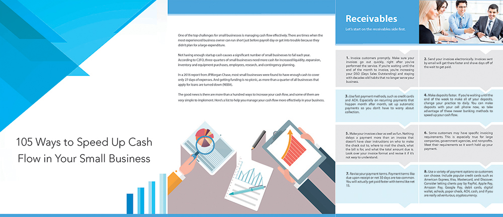 105 Ways to Speed Up Cash Flow in Your Small Business pages