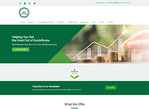 Small Business Solutions Website Screenshot