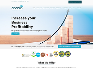 Abacus Financial Inc. Website Screenshot